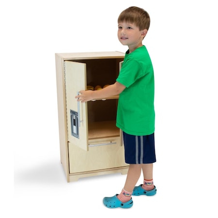 Whitney Brothers Natural Doors Contemporary Refrigerator, Natural UV WB6440N